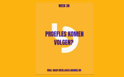 Proeflessen bij La Danse in week 38